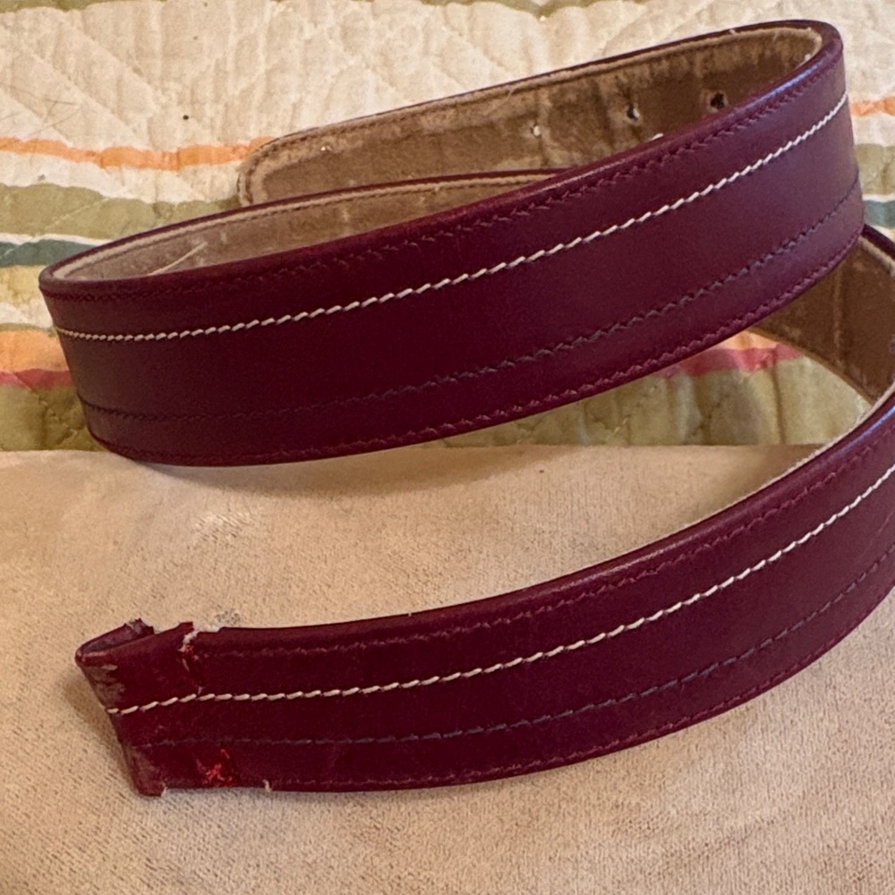 Gucci leather belt only - project piece
